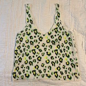 Cool neon cheetah print tank-as seen on Vanderpump Rules!